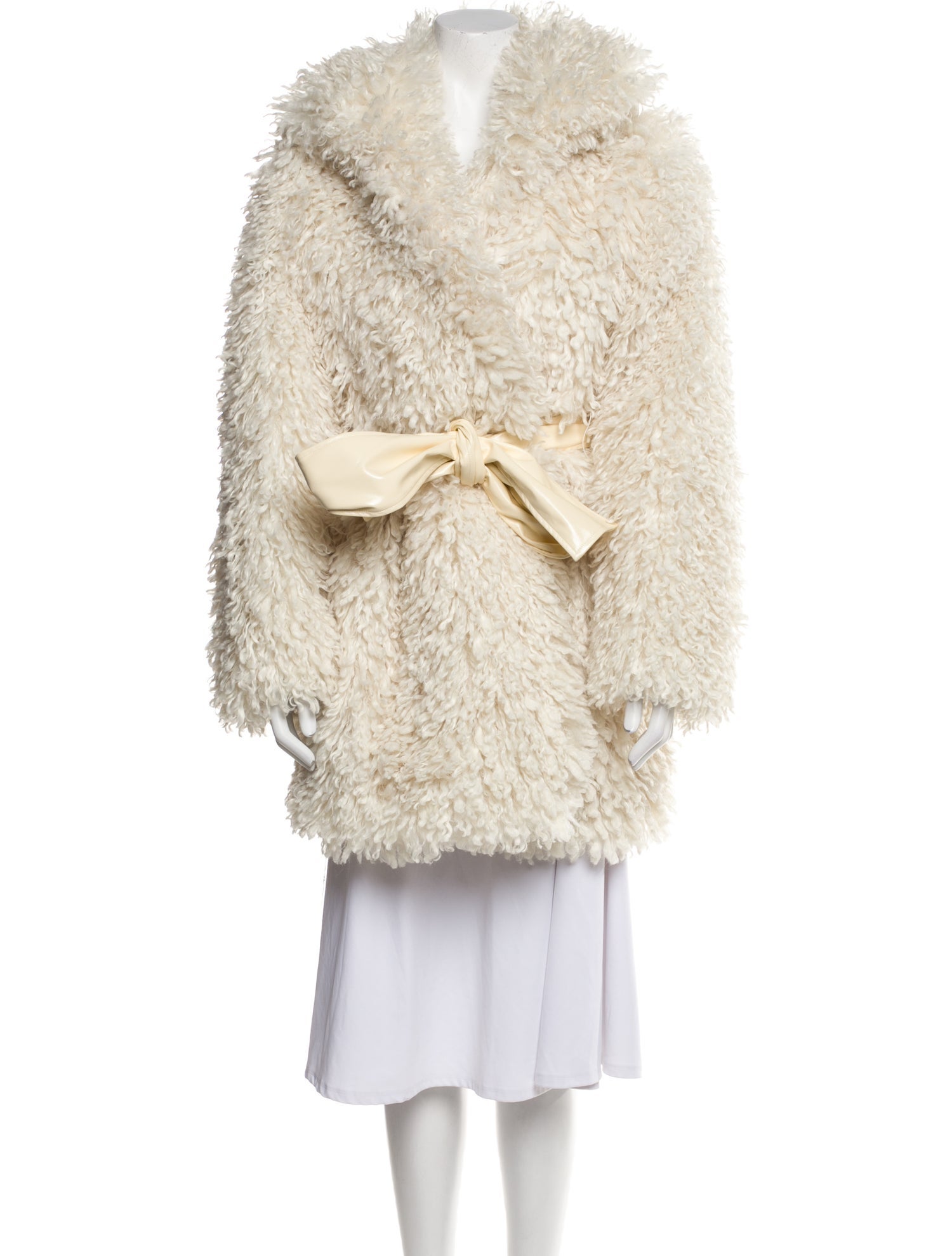 Staud Faux Fur Coat