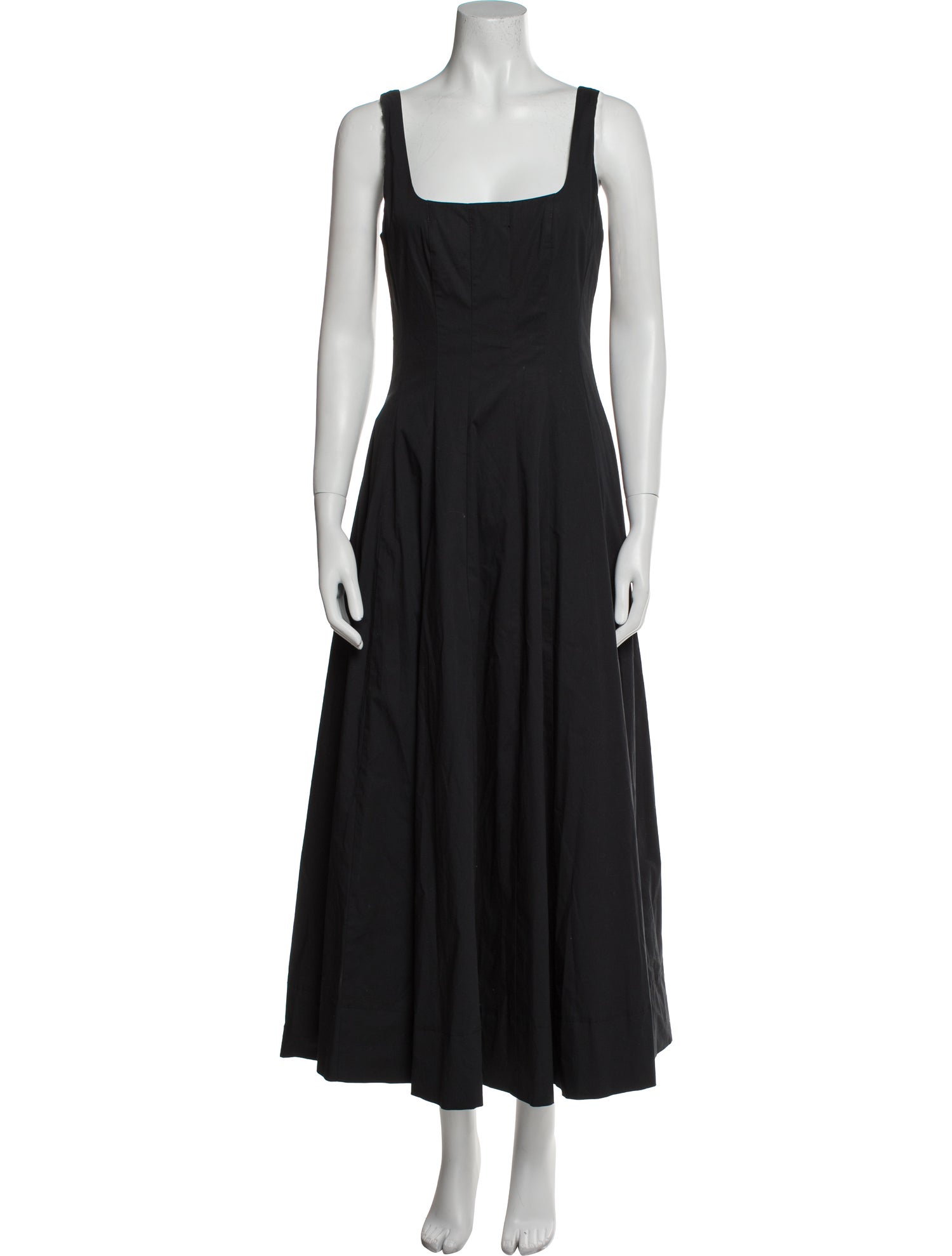 Staud Square Neckline Long Dress