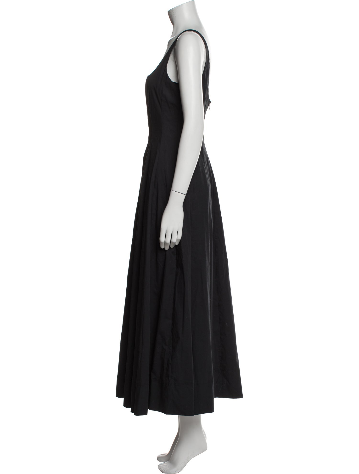 Staud Square Neckline Long Dress