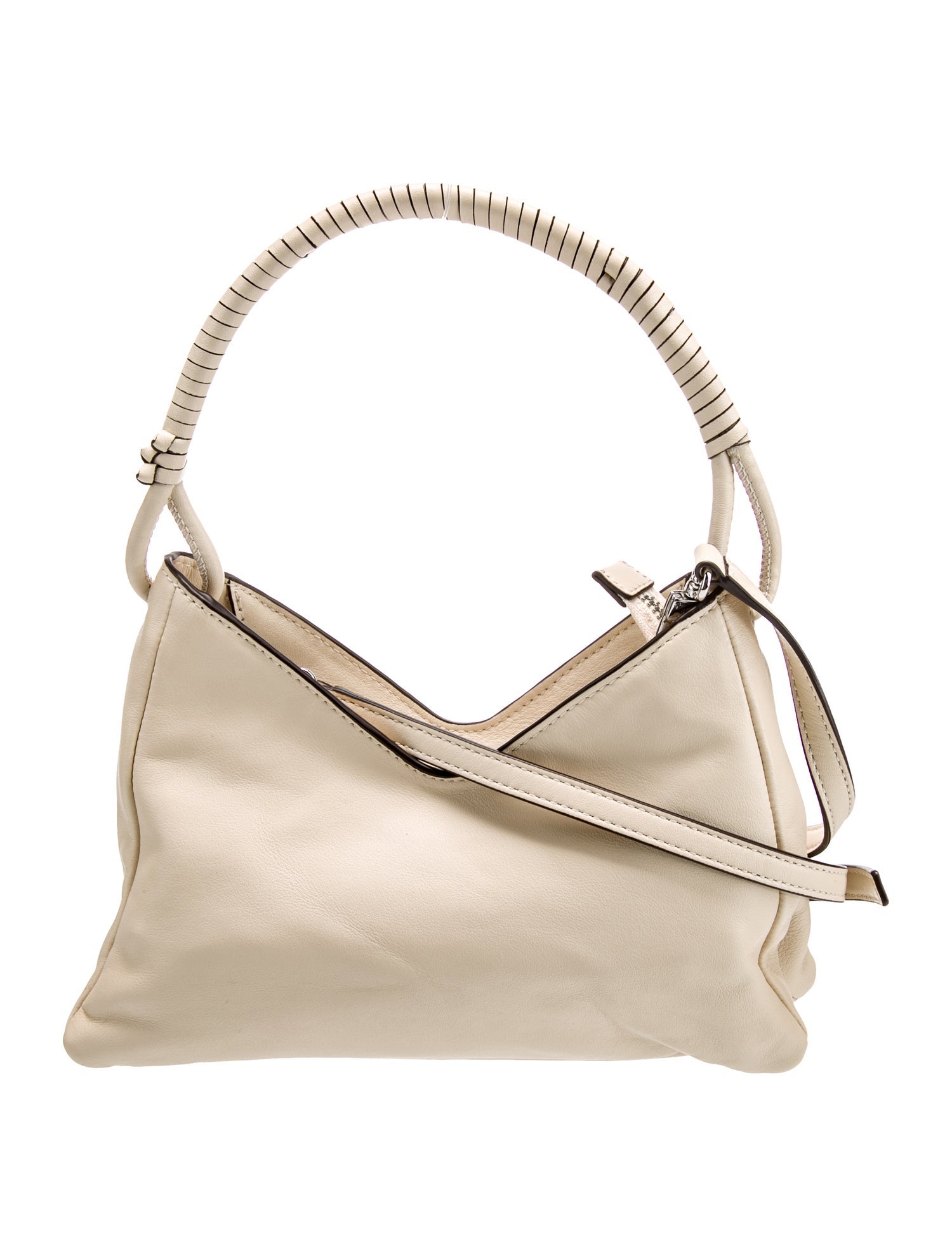 Staud Leather Top Handle Bag
