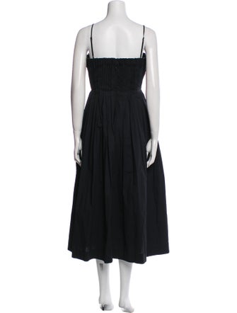 Staud Square Neckline Long Dress