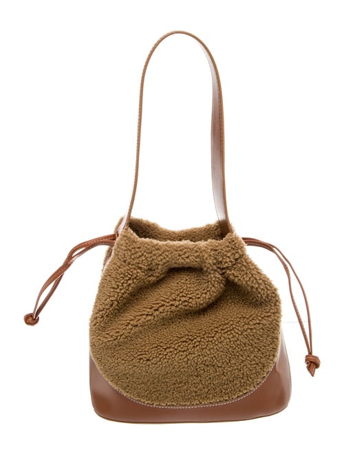 Staud Shearling Bucket Bag