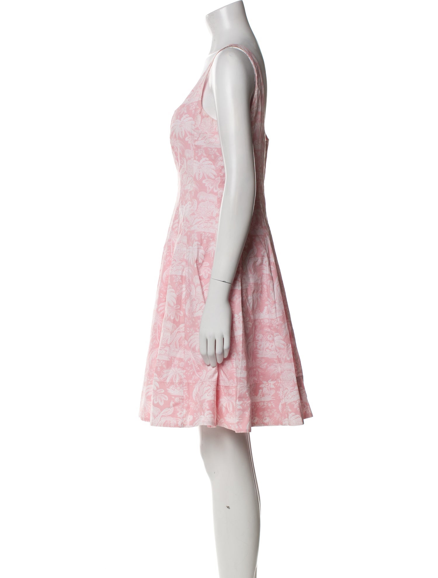 Staud Floral Print Mini Dress