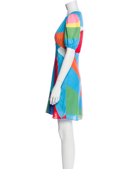 Staud Printed Mini Dress