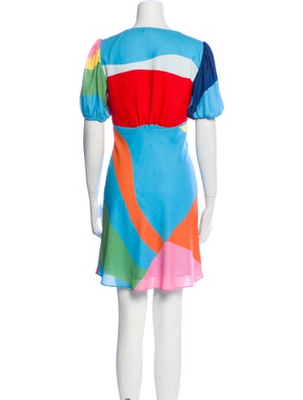 Staud Printed Mini Dress