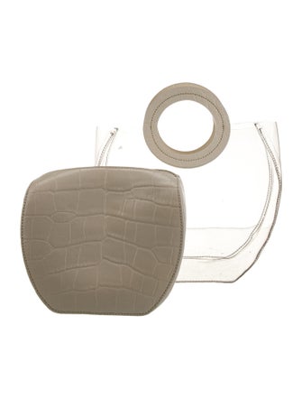 Staud PVC Top Handle Bag