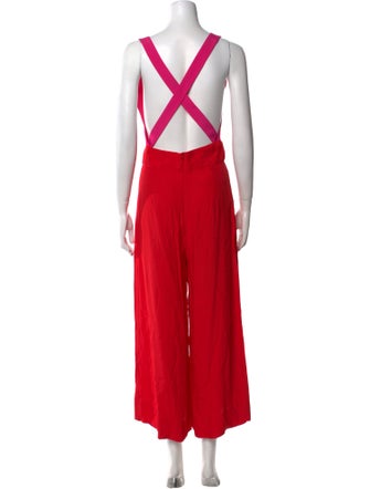 Staud Square Neckline Jumpsuit