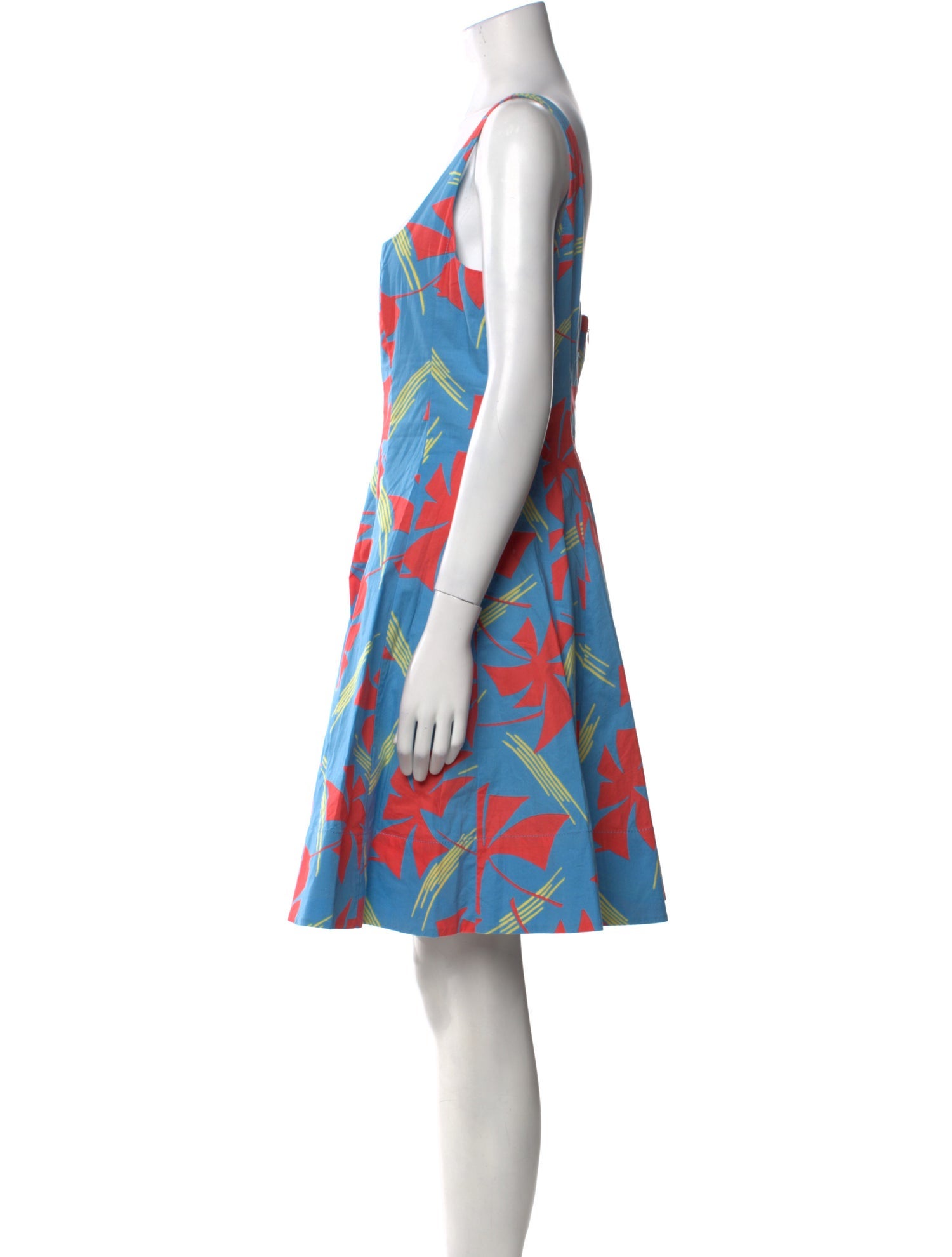 Staud Printed Mini Dress