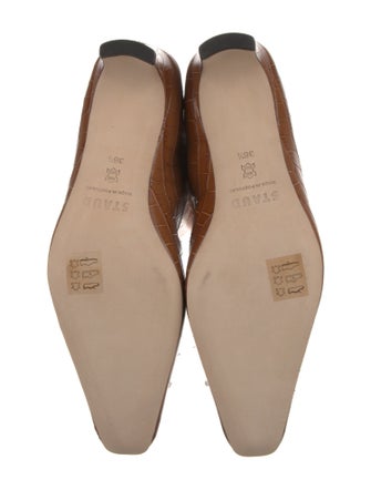 Staud Embossed Leather Riding Boots