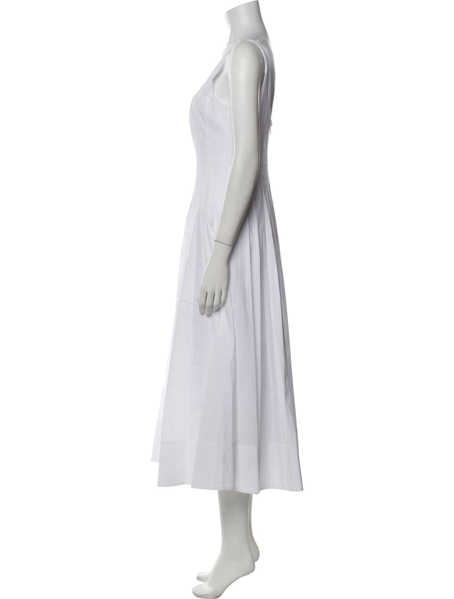 Staud Square Neckline Long Dress