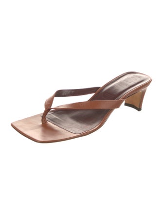 Staud Leather Slides