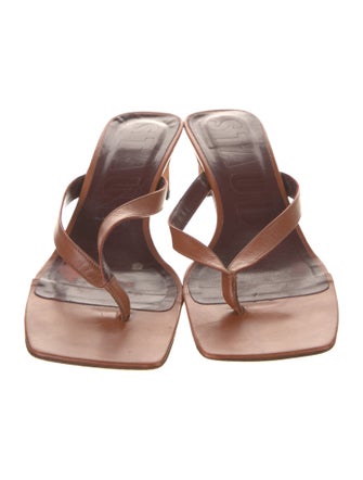 Staud Leather Slides