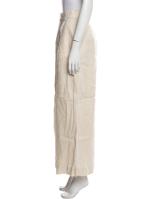 Staud Linen Wide Leg Pants