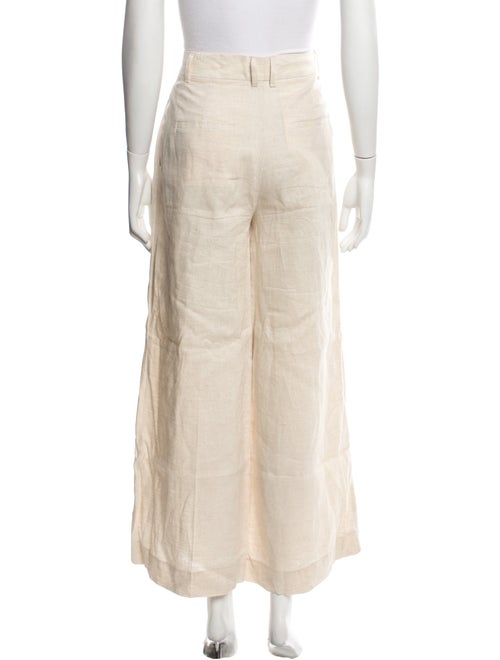 Staud Linen Wide Leg Pants