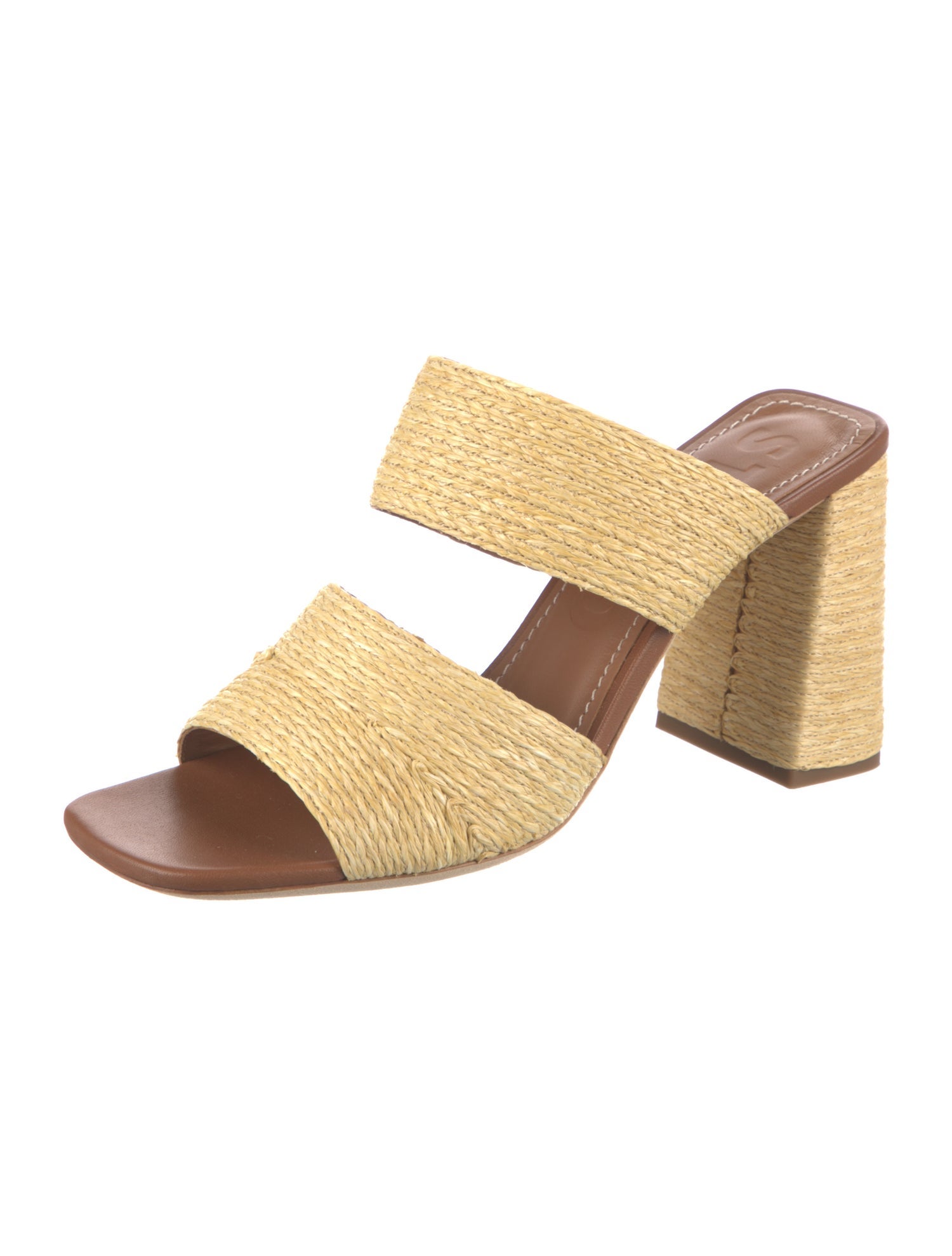 Staud Raffia Slides