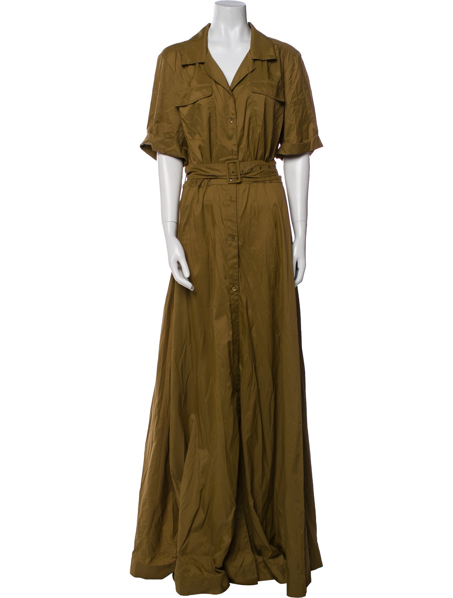 Staud Nylon Long Dress