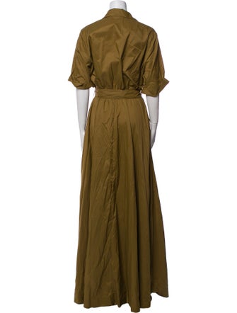 Staud Nylon Long Dress
