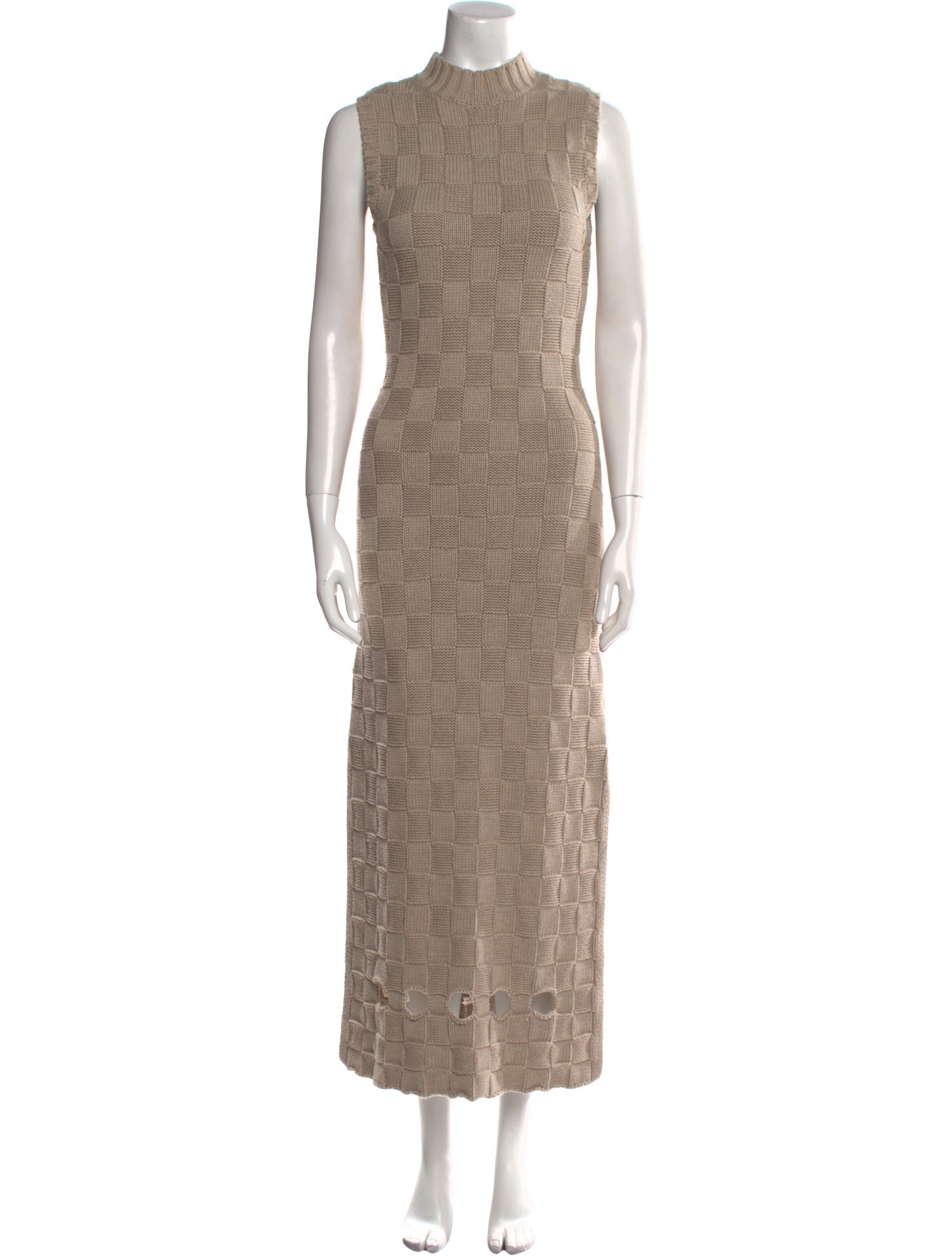 Staud Mock Neck Long Dress