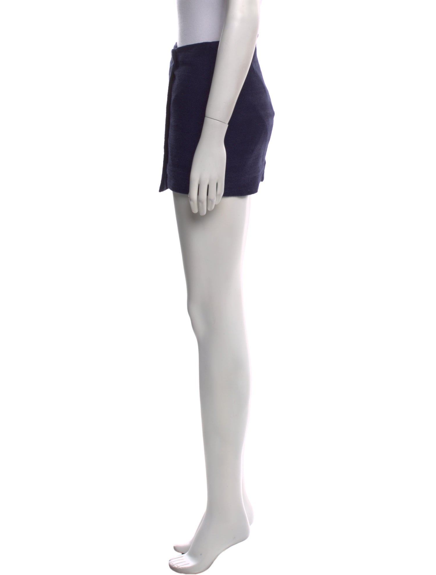 Staud Grosgrain Trim Mini Skirt