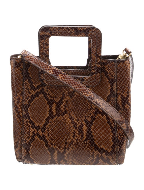 Staud Embossed Leather Shoulder Bag