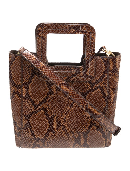 Staud Embossed Leather Shoulder Bag