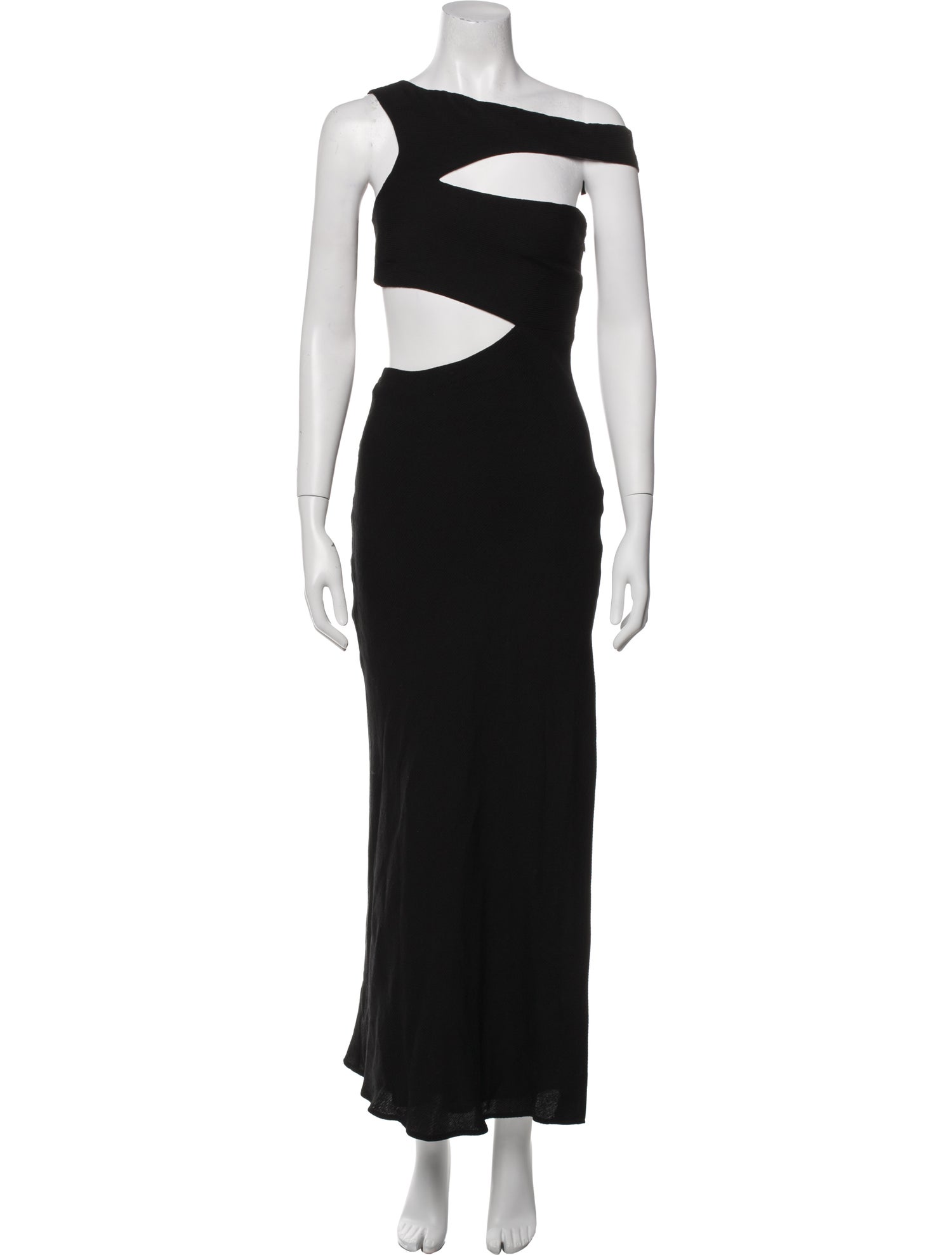 Staud One-Shoulder Long Dress
