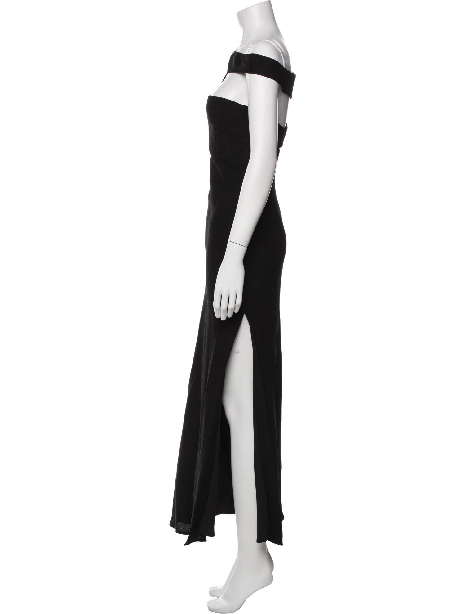 Staud One-Shoulder Long Dress