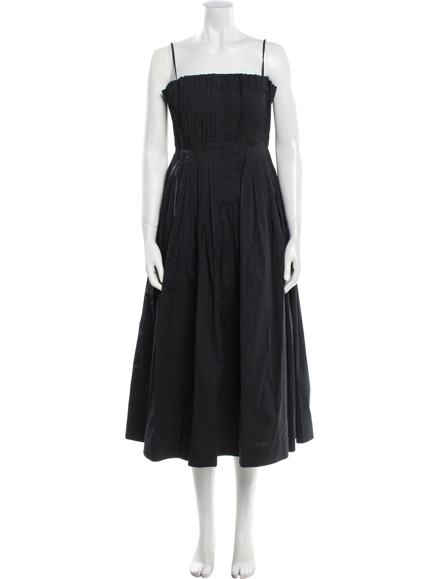 Staud Square Neckline Long Dress