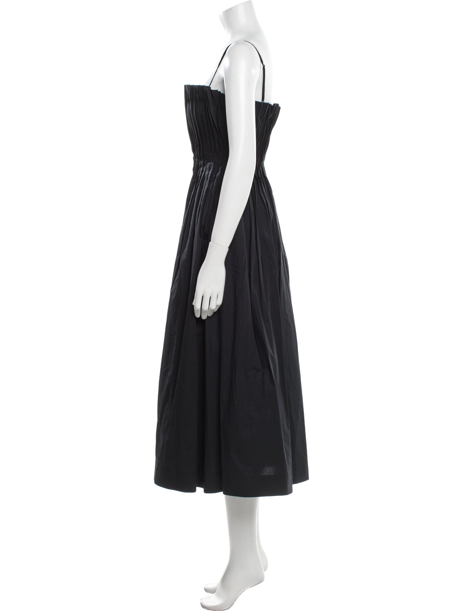 Staud Square Neckline Long Dress