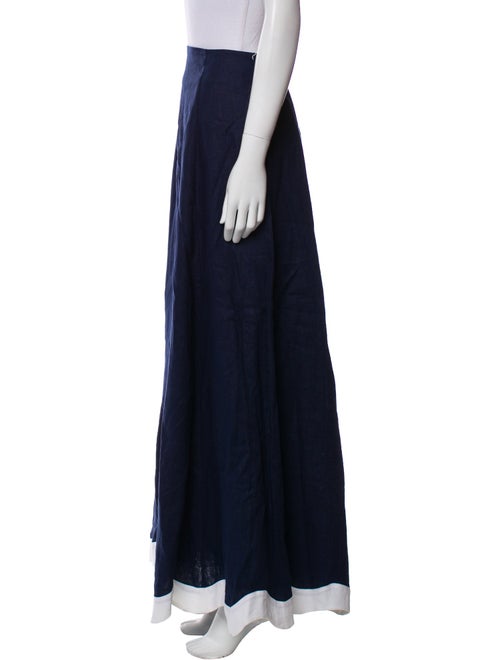 Staud Linen Long Skirt