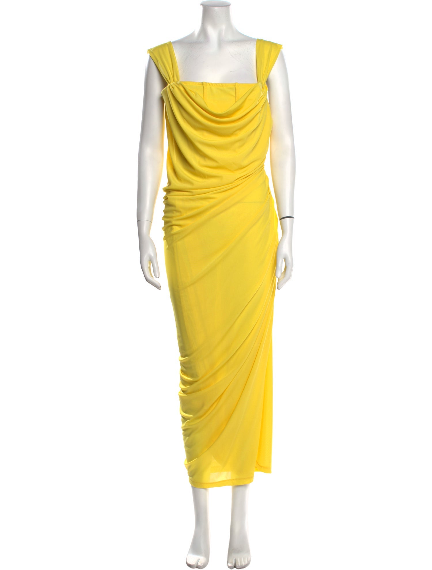 Staud Square Neckline Long Dress