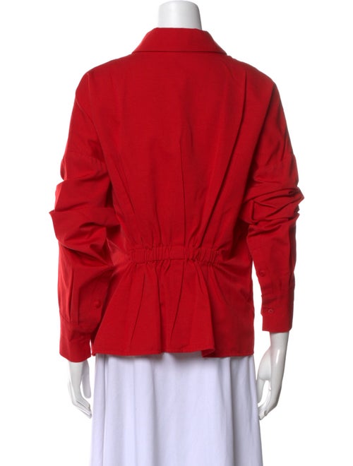 Staud Long Sleeve Button-Up Top