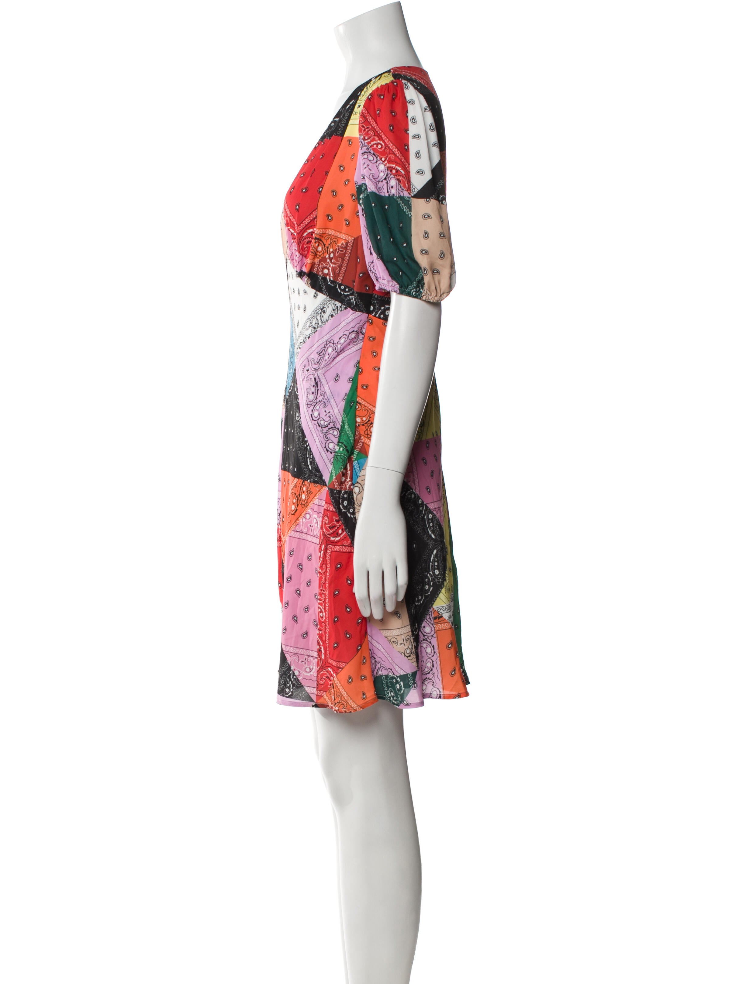 Staud Printed Mini Dress