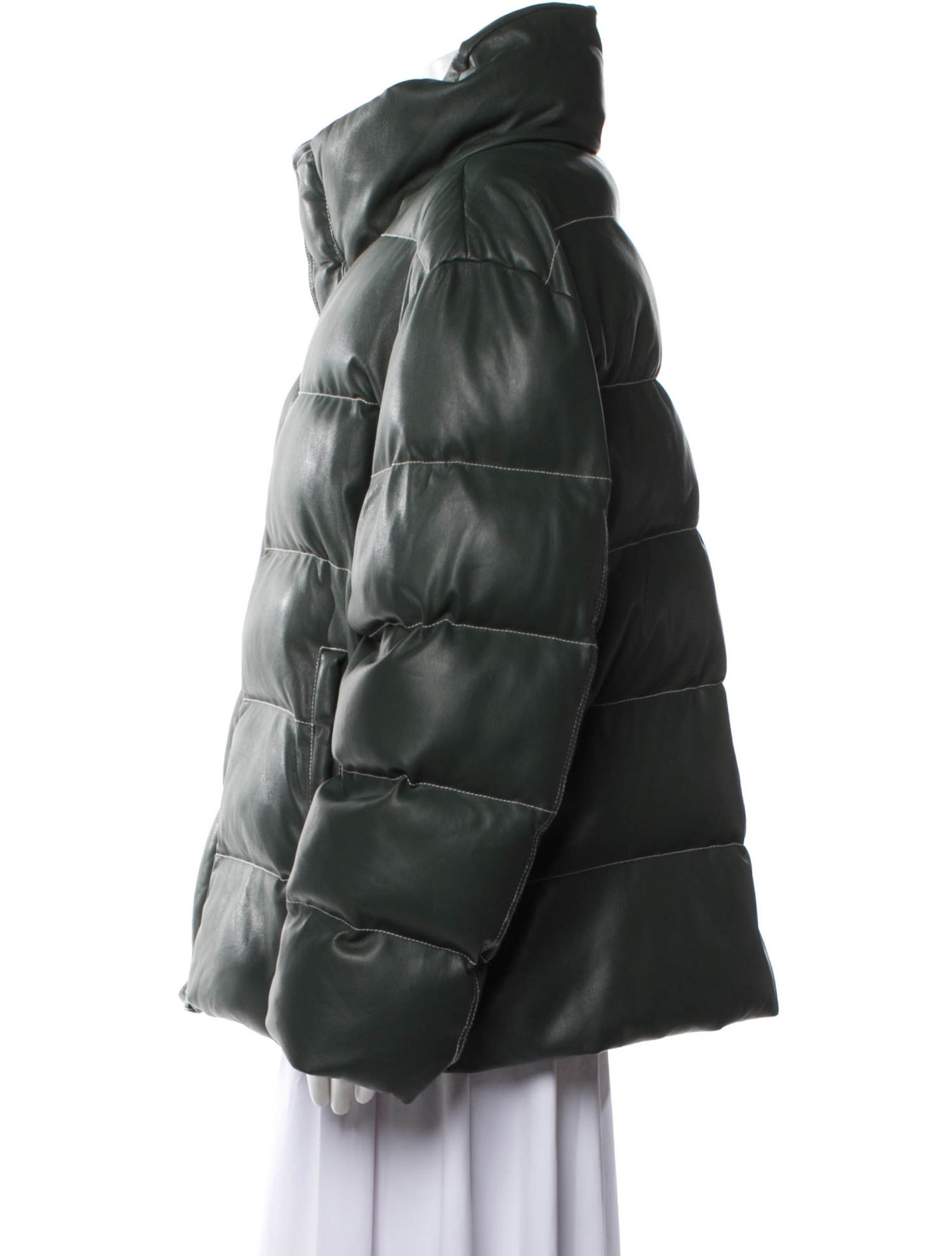 Staud Faux Leather Coat