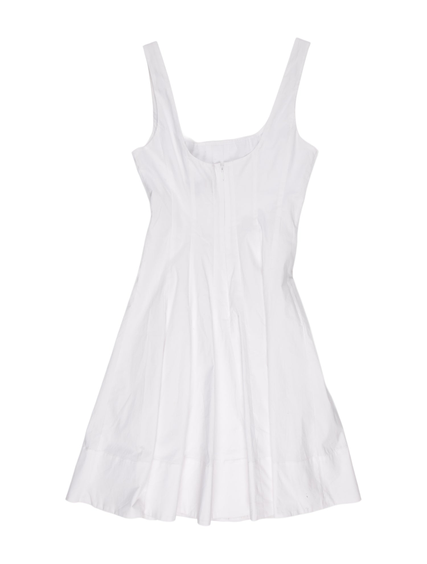 Staud Square Neckline Mini Dress