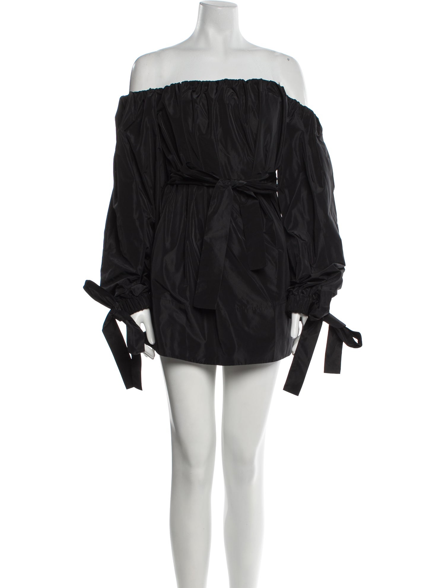 Staud Off-The-Shoulder Mini Dress