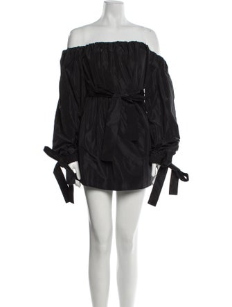 Staud Off-The-Shoulder Mini Dress