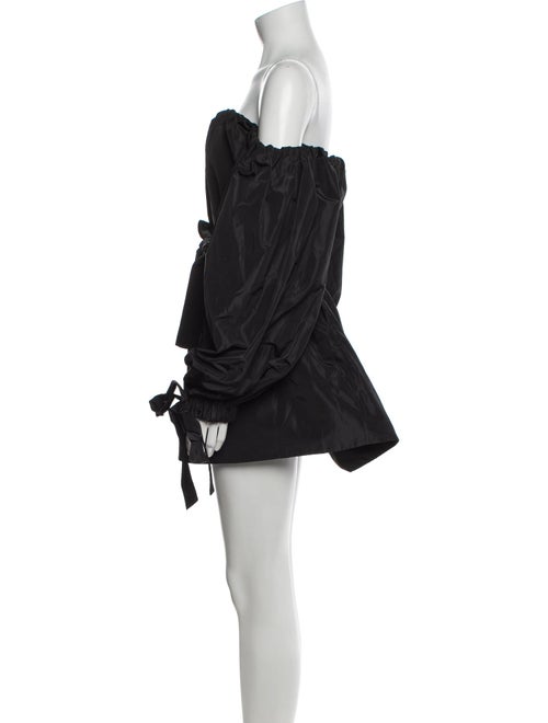 Staud Off-The-Shoulder Mini Dress