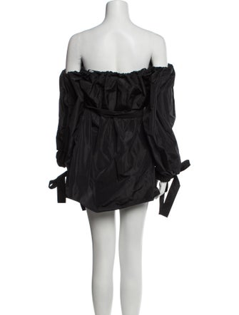 Staud Off-The-Shoulder Mini Dress