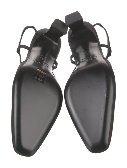 Staud Satin T-Strap Pumps
