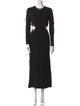 Staud Crew Neck Midi Length Dress