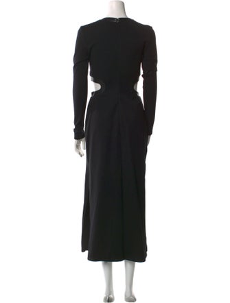 Staud Crew Neck Midi Length Dress