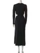 Staud Crew Neck Midi Length Dress