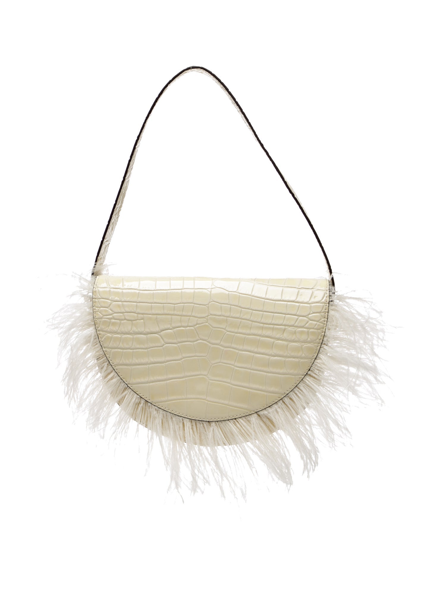 Staud Embossed Leather Shoulder Bag