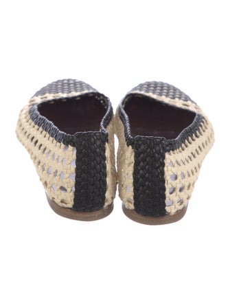 Staud Leather Colorblock Pattern Flats