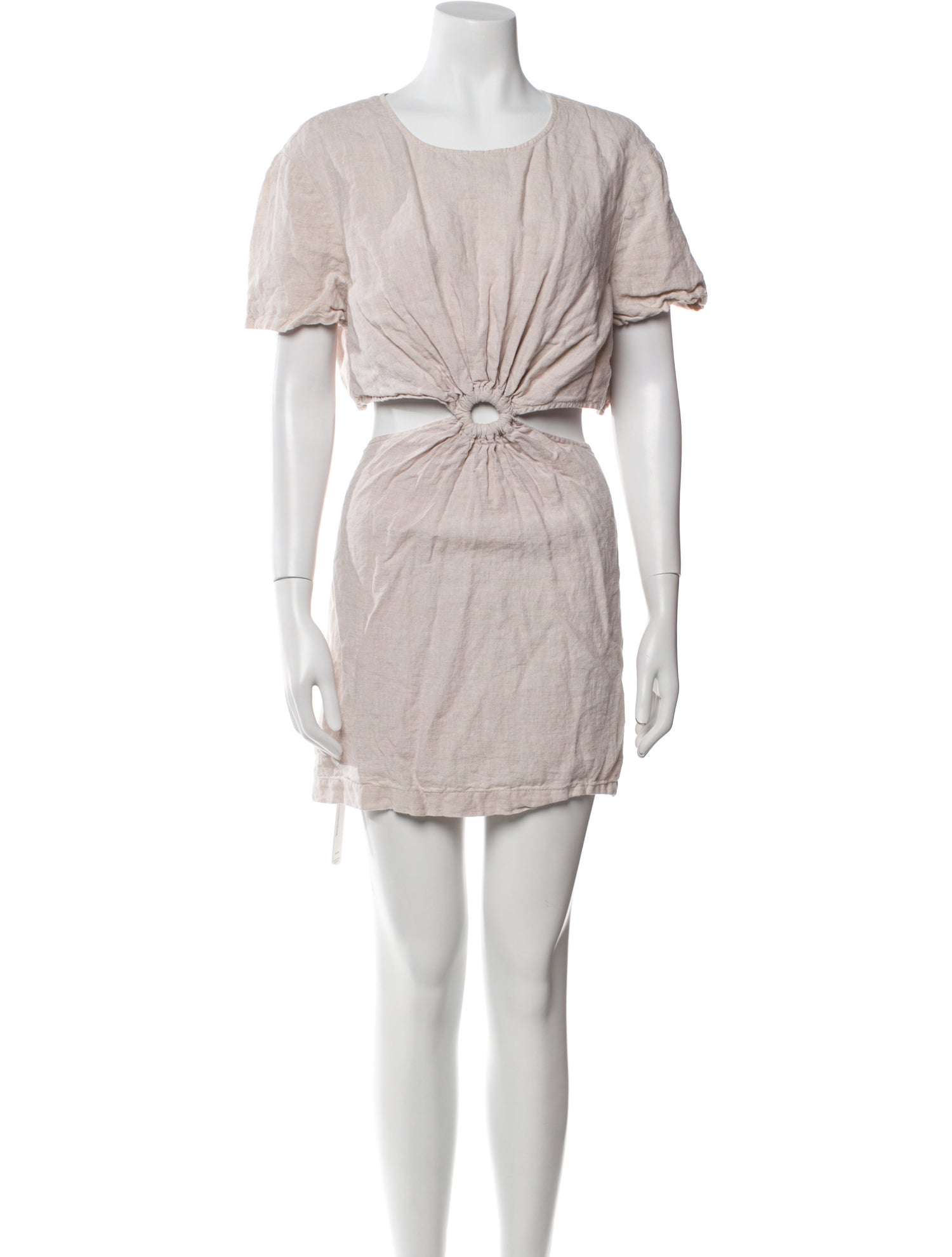 Staud Linen Mini Dress