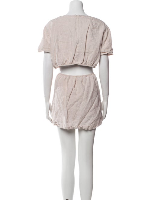 Staud Linen Mini Dress