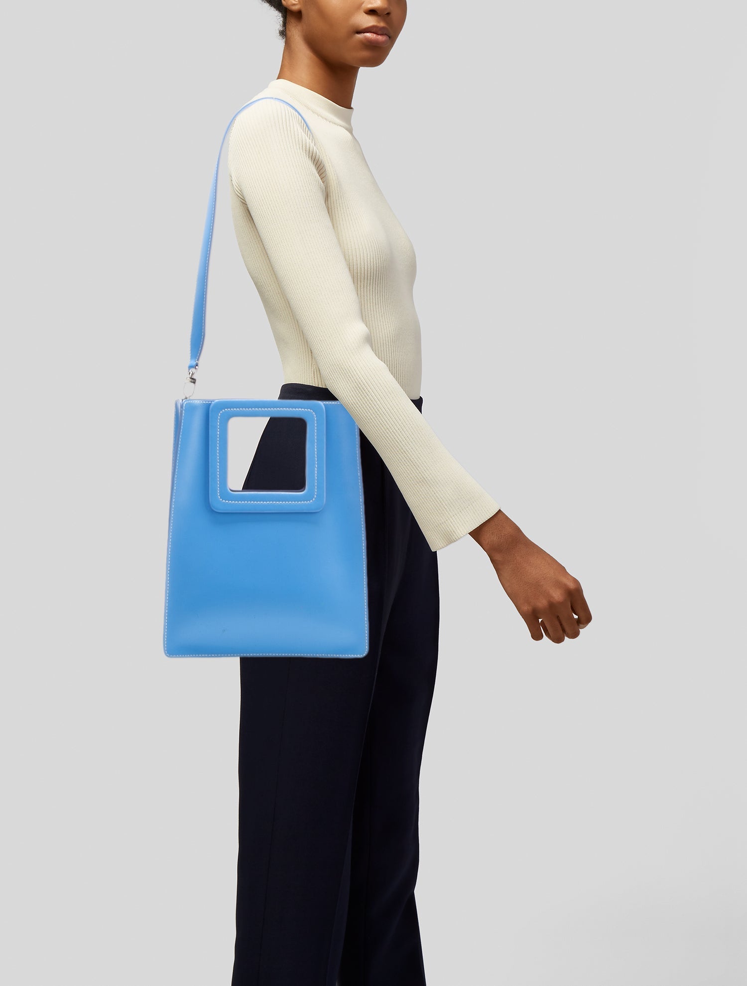 Staud Leather Shoulder Bag