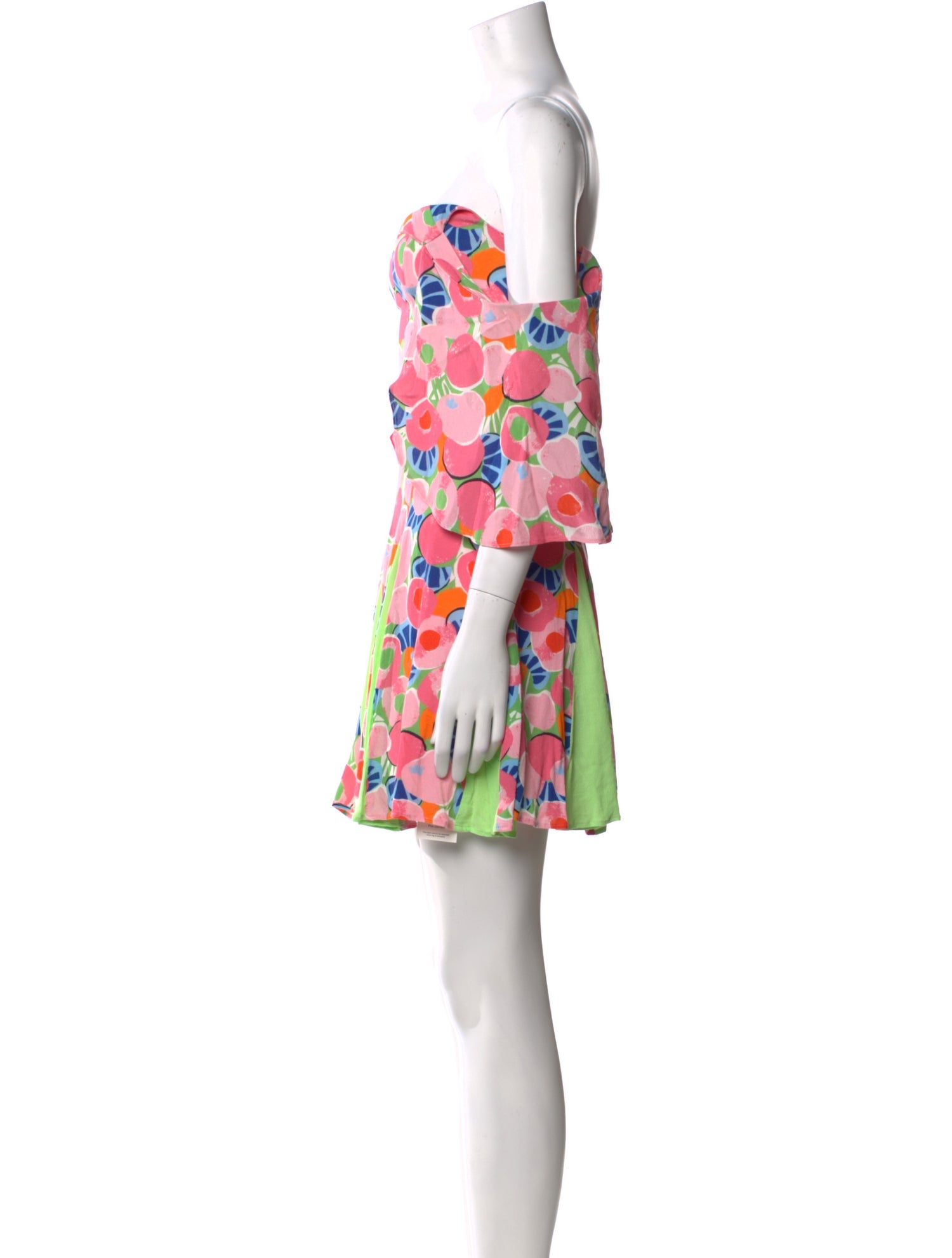 Staud Floral Print Mini Dress