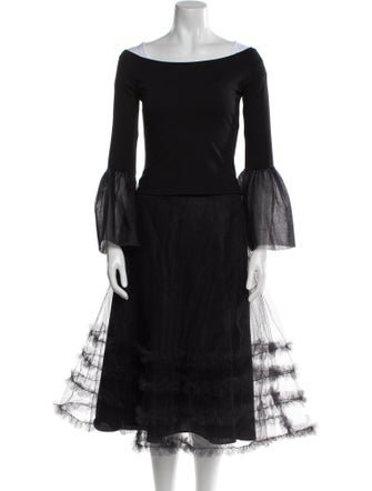 Staud Printed Ruffle Embellishment Skirt Set